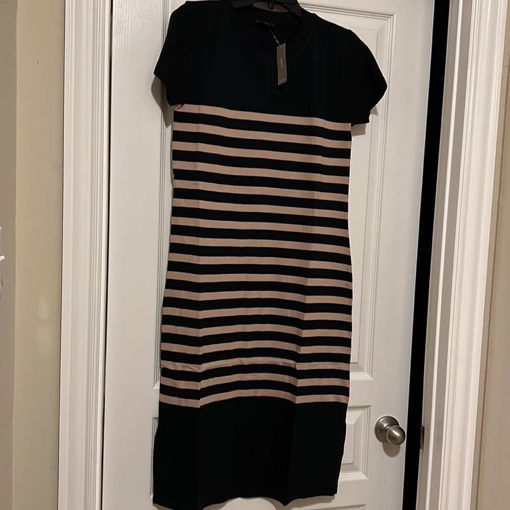 NWT J Crew Striped T-Shirt Dress